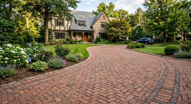 Brick Driveway Installation in Denver, CO