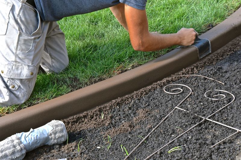 Yard Edging Installation